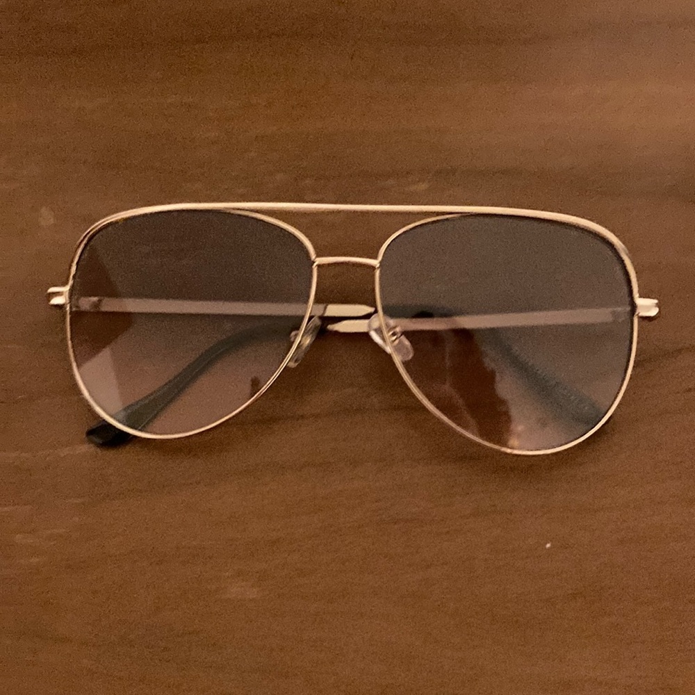 Lightly tinted sunglasses